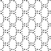 svart och vitt sömlöst mönster med prickar och tomhet. vektor