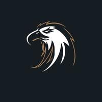 eagle vintage logotyp vektor