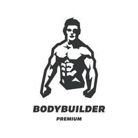 Bodybuilder-Logo vektor
