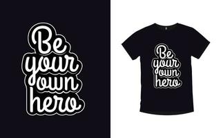 motiverande citat modern typografi t-shirt design vektor