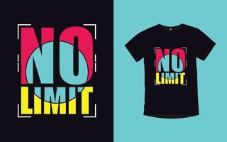 inspirerande citat modern typografi t-shirt design vektor