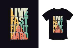 inspirierende Zitate modernes Typografie-T-Shirt-Design vektor