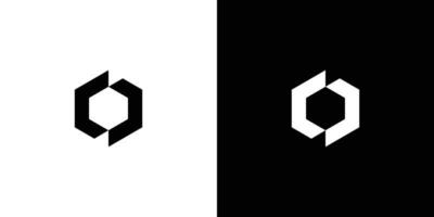 modern och elegant o bokstavs initial logotypdesign vektor