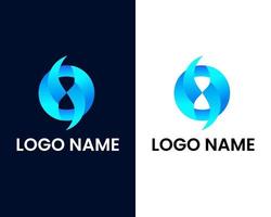 buchstabe o und x moderne logo-design-vorlage vektor