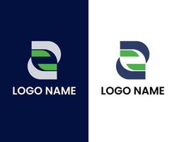 bokstaven s och z med blad logotyp formgivningsmall vektor