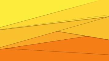 geometrischer gelb-orangeer geschichteter abstrakter hintergrund vektor