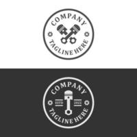 Vintage-Logo-Design der Reparaturwerkstatt vektor