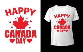 happy canada day t-shirt design canada day vektor t-shirt canada leaf design canada t-shirt design