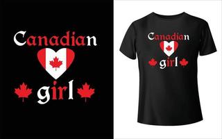 happy canada day t-shirt design canada lover t-shirt love canada t-shirt design vektor