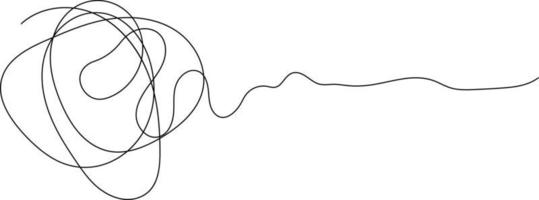 en rad konst. minimalistisk svart linjär skiss isolerad vektor