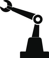 robot ikon. industriell robot symbol. vektor