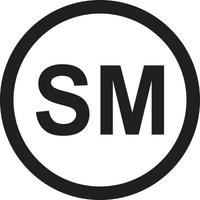 Smartmark-Symbol. Smartmark-Symbol. Smartmark-Zeichen. vektor