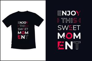 Geburtstags-T-Shirt-Design mit modernen Zitaten Typografie-T-Shirt-Design vektor