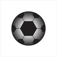 Polygonmuster-Fußball auf weißem Hintergrund vektor