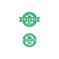 organisk produkt logotyp gratis vektor