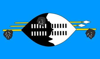 Wappen des Königreichs Eswatini vektor