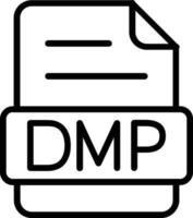 Symbol für die dmp-Vektorlinie vektor