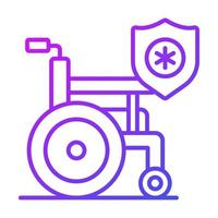 Rollstuhl modernes Konzeptdesign, Vektorillustration vektor