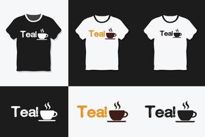 T-Shirt-Design mit Typografie, Vektor-T-Shirt, T-Shirt-Design-Vorlage, Vektorgrafik-T-Shirt-Designs vektor