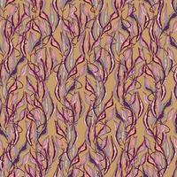 grenar med färgglada löv vektor seamless mönster