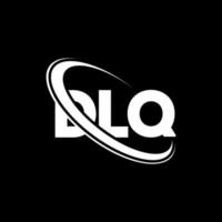 dlq-Logo. dlq-Brief. dlq-Brief-Logo-Design. Initialen dlq-Logo verbunden mit Kreis und Monogramm-Logo in Großbuchstaben. dlq-typografie für technologie-, geschäfts- und immobilienmarke. vektor