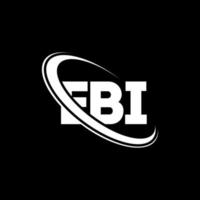 ebi logotyp. ebi brev. ebi letter logotyp design. initialer ebi logotyp länkad med cirkel och versaler monogram logotyp. ebi typografi för teknik, företag och fastighetsmärke. vektor