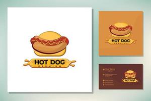 Hotdog-Illustrationsvektor vektor