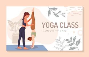 junge frau, die yoga-kurs genießt, gesunder lebensstil, aktive erholung, yoga-tag, frau, die yoga-übungen macht. Charakter-Vektor-Illustration. vektor
