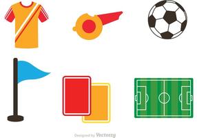Fußball Icons Vektoren