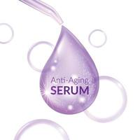 Anti-Aging-Serum-Hautpflegekosmetik vektor