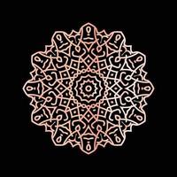Mandala-Blumen-Kunst-Logo-Hintergrund-Design vektor