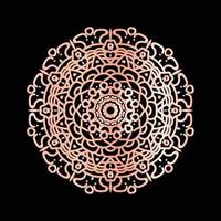 Mandala-Blumen-Kunst-Logo-Hintergrund-Design vektor