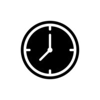 Uhr-Icon-Vektor-Design-Vorlagen vektor