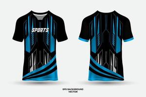 wunderbares und modernes T-Shirt Sport abstraktes Trikot geeignet für Rennen, Fußball, Spiele, Motocross, Spiele, Radfahren. vektor