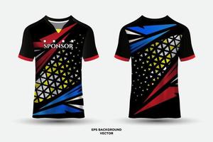 underbar designtröja t-shirt sport lämplig för racing, fotboll, e-sporter. vektor