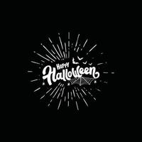 glad halloween vektor bokstäver. semester bokstäver för banner. glad halloween affisch, gratulationskort, festinbjudan.