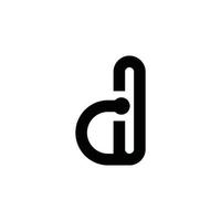 anfangsbuchstabe d logo design vektorvorlage. vektor