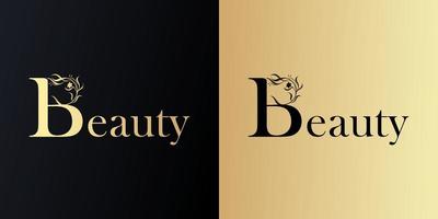 kreatives Beauty-Logo-Design, freier Vektor