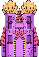 schloss cartoon farbige clipart illustration vektor