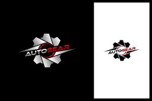 Gear-Logo, Automobil- oder Mechaniker-Logo-Design vektor