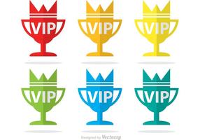 Vip Trophy Ikoner Vector Pack