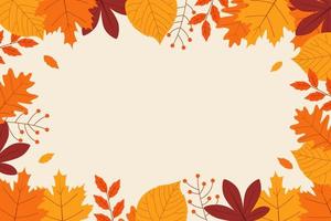 Herbstsaison Hintergrund vektor