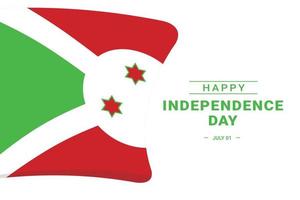 burundis självständighetsdag vektor