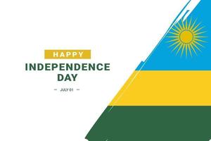 rwandas självständighetsdag vektor