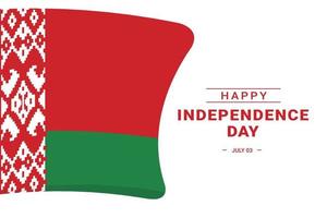 vitrysslands självständighetsdag vektor