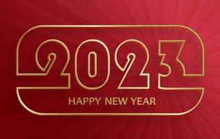 frohes neues jahr 2023, festliches muster auf farbigem hintergrund für einladungskarte, frohe weihnachten, frohes neues jahr 2023, grußkarten vektor