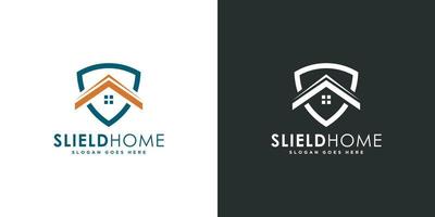 Home-Schild-Logo-Design-Vektor vektor