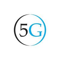 5g-Symbol-Vorlage-Vektor-Logo-Illustration vektor