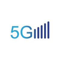 5g-Symbol-Vorlage-Vektor-Logo-Illustration vektor