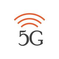 5g-Symbol-Vorlage-Vektor-Logo-Illustration vektor